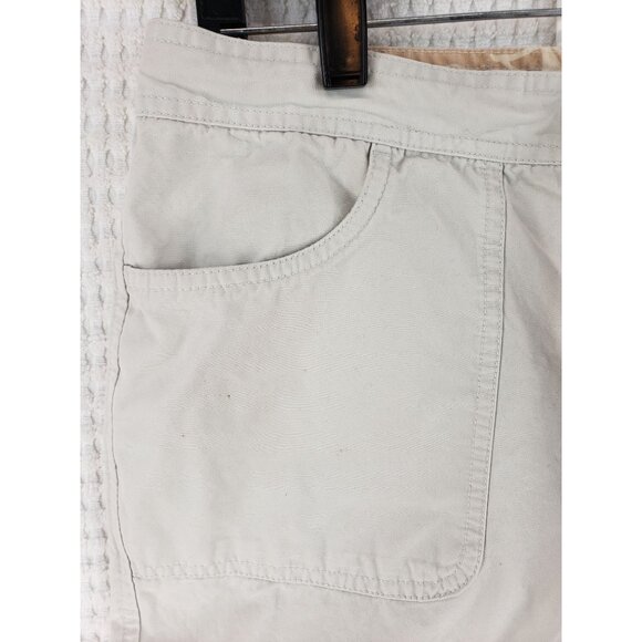 Old Navy Womens Beige Cropped Drawstring Pants W/ Pockets Size 10 - Picture 4 of 10